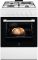 Плита Electrolux комбінована 3 газ + 1 електро, 57л, 60x60см, конвекція, білий