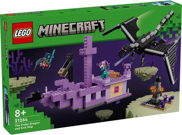 Конструктор LEGO Minecraft Дракон Енду і Корабель Краю