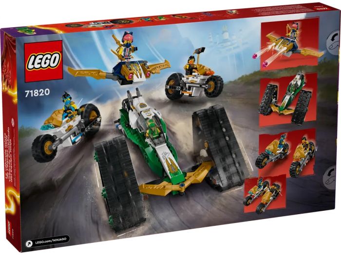 Конструктор LEGO NINJAGO Комбі-автомобіль команди ніндзя