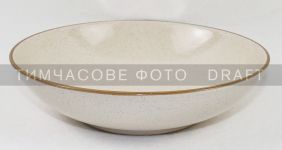 Тарілка супова Ardesto Apulia, 820мл, 20.8см, кераміка, кремовий