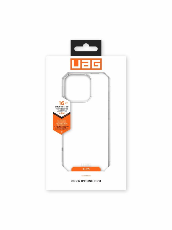 Чохол UAG для iPhone 16 Pro, Plyo, Ice