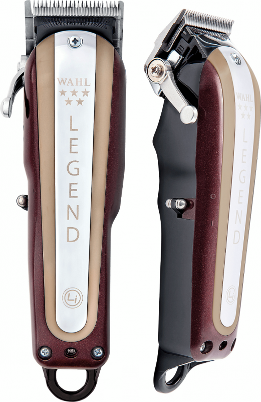 Машинка для стрижки WAHL Legend Cordless, акум., роторний мотор, насадок-8, гребінець, мастило в компл, сталь, бордовий