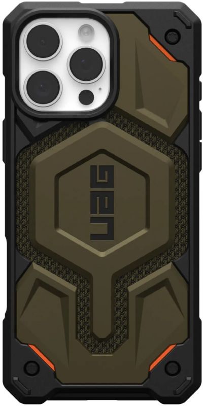 Чохол UAG для iPhone 16 Pro Max, Monarch Pro Magsafe, Kevlar Element Green