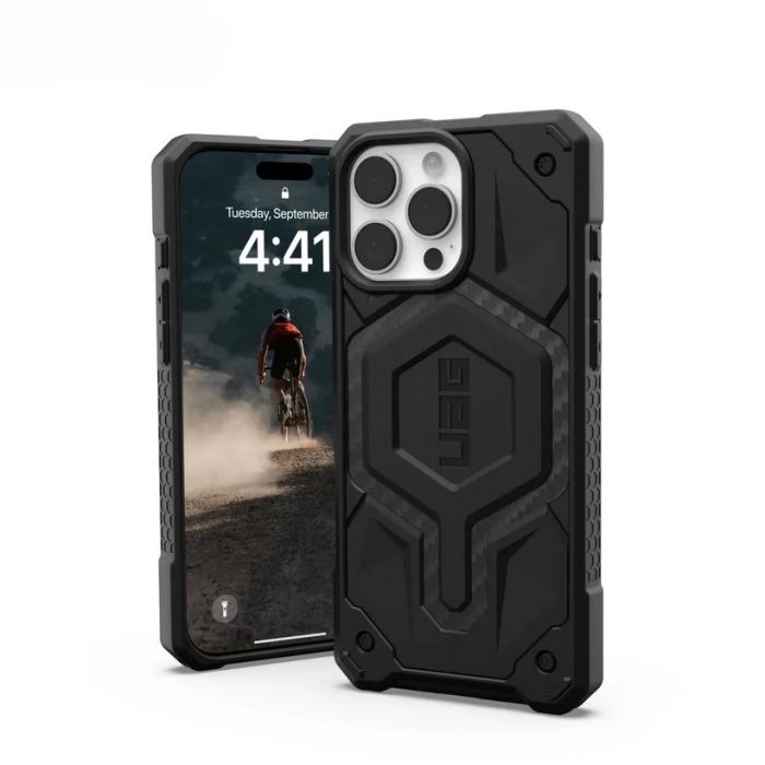 Чохол UAG для iPhone 16 Pro Max, Monarch, Carbon Fiber