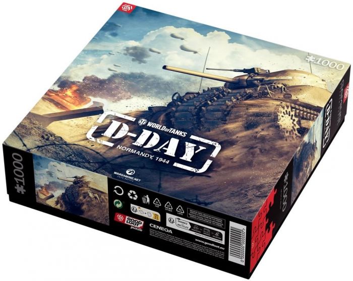 Пазл GoodLoot World of Tanks D-DAY 1000 ел.