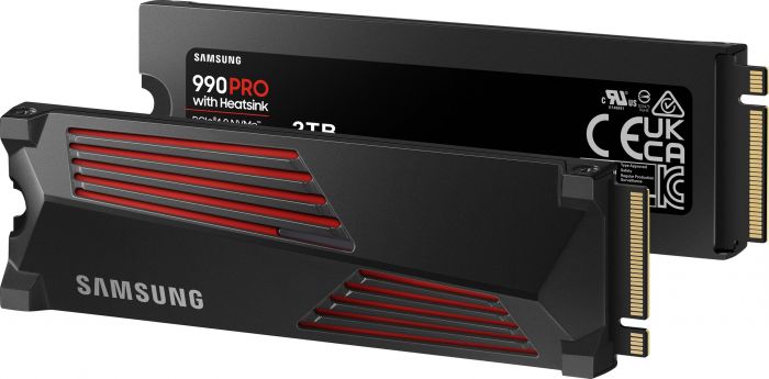 Накопичувач SSD Samsung M.2 2TB PCIe 4.0 990PRO + радіатор