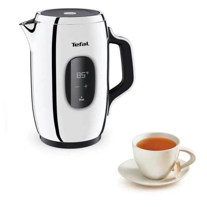 Електрочайник Tefal Majestuo 1.5л, з подвійними стінками, 9 темп.реж, підтримка температури, сенсорне управління, нержавіюча сталь