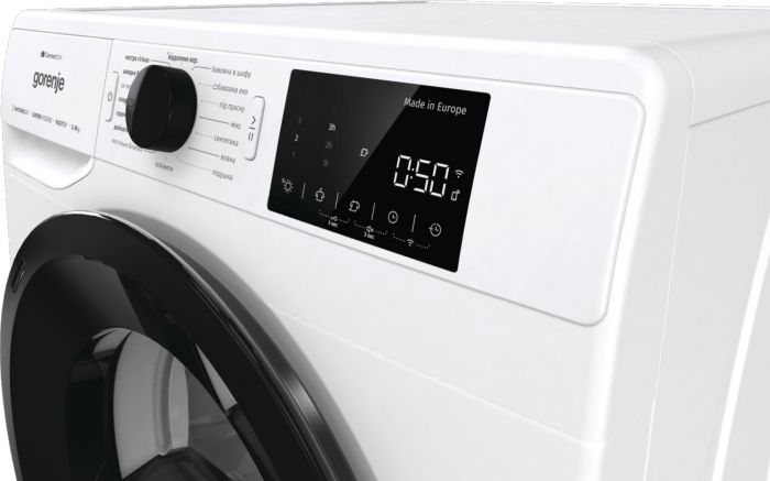 Сушильна машина Gorenje тепловий насос, 9кг, A++, 60см, дисплей, 16 програм, Wi-Fi, білий