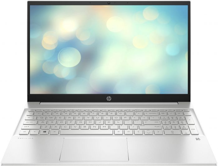 Ноутбук HP Pavilion 15-eh1138ua 15.6" FHD IPS AG, AMD R5-5500U, 16GB, F1024GB, UMA, DOS, сріблястий