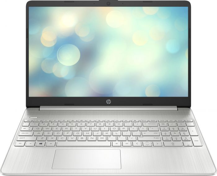 Ноутбук HP 15s-fq5039ua 15.6" FHD IPS AG, Intel i3-1215U, 16GB, F512GB, UMA, DOS, сріблястий