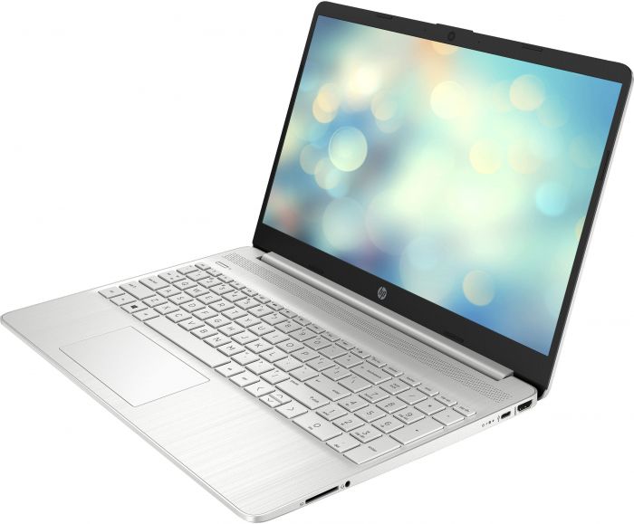 Ноутбук HP 15s-fq5039ua 15.6" FHD IPS AG, Intel i3-1215U, 16GB, F512GB, UMA, DOS, сріблястий