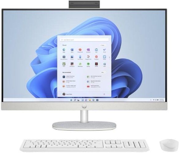 Комп'ютер персональний моноблок HP All-in-One 27" FHD IPS AG, Intel U7-155U, 16GB, F512GB, UMA, WiFi, кл+м, DOS, білий