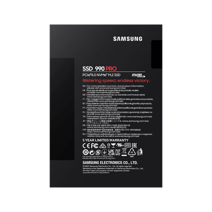 Накопичувач SSD Samsung M.2 4TB PCIe 4.0 990PRO