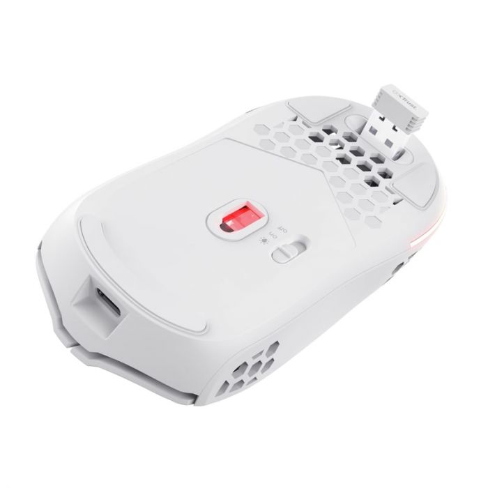 Миша Trust GXT 928 Helox, WL/USB-A, білий