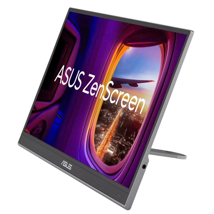 Монітор портативний Asus 15.6" ZenScreen MQ16AHE mHDMI, USB-C, OLED, 1ms, DCI-P3 100%, HDR10, Cover