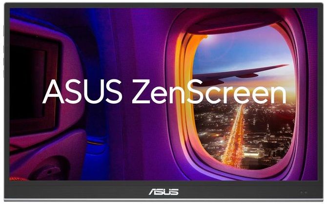 Монітор портативний Asus 15.6" ZenScreen MQ16AHE mHDMI, USB-C, OLED, 1ms, DCI-P3 100%, HDR10, Cover