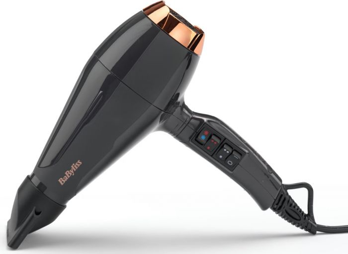 Фен Babyliss Air Pro, 2200Вт, 2 режими, дифузор, іоніз-я, хол. обдув, чорний