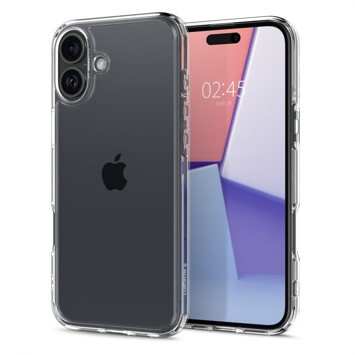 Чохол Spigen для iPhone 16, Ultra Hybrid, Crystal Clear