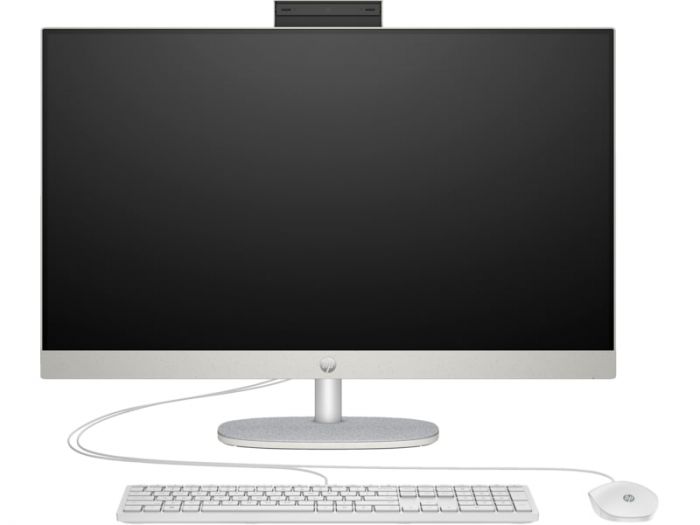 Комп'ютер персональний моноблок HP All-in-One 27" FHD IPS AG, AMD R5-7520U, 16GB, F512GB, UMA, WiFi, кл+м, DOS, білий