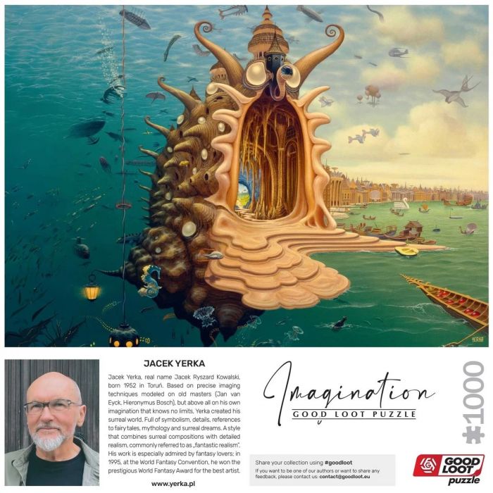 Пазл GoodLoot Imagination: Jacek Yerka Harbor 1000 ел.