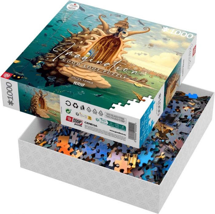 Пазл GoodLoot Imagination: Jacek Yerka Harbor 1000 ел.