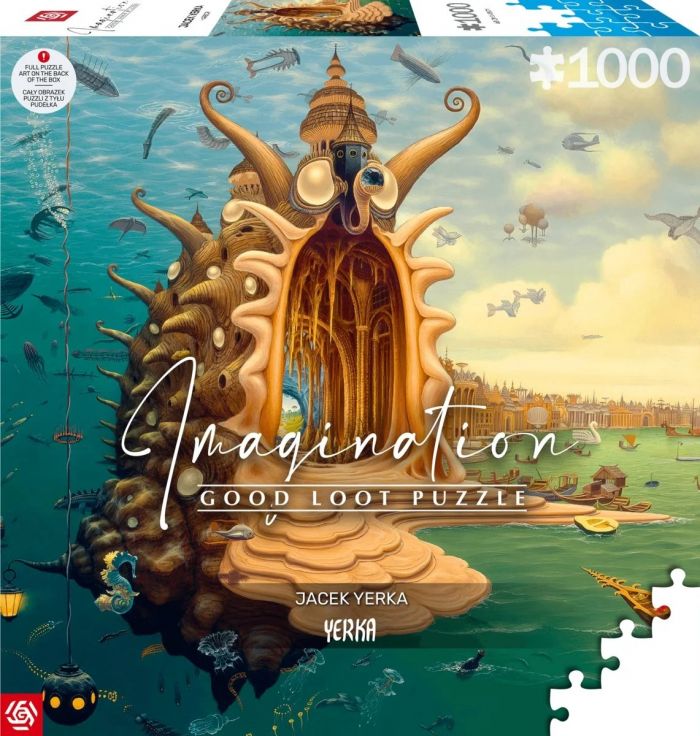 Пазл GoodLoot Imagination: Jacek Yerka Harbor 1000 ел.