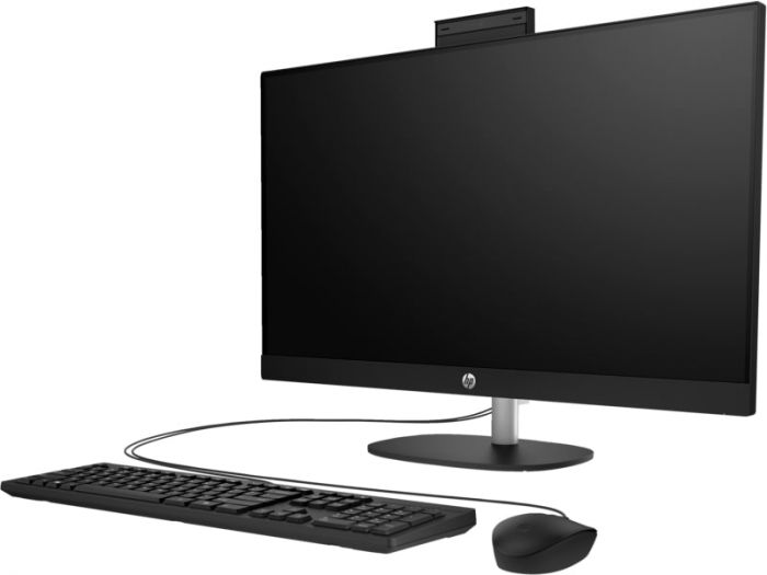 Комп'ютер персональний моноблок HP All-in-One 27" FHD IPS AG, Intel i3-1315U, 16GB, F512GB, UMA, WiFi, кл+м, DOS, чорний