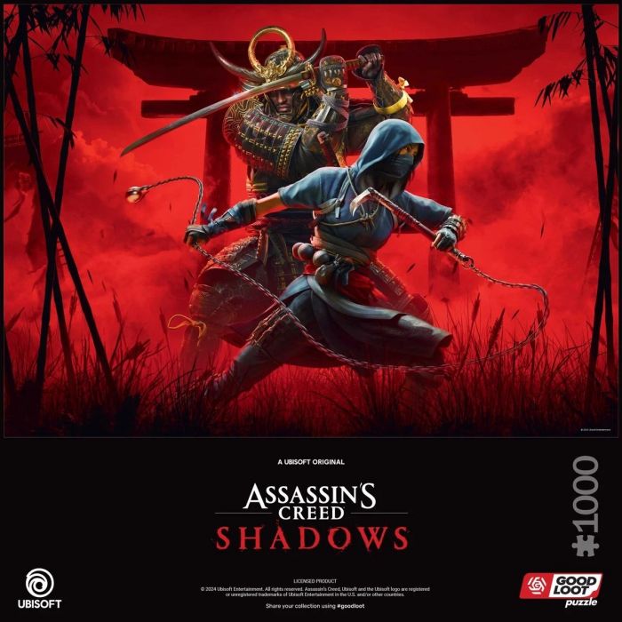 Пазл GoodLoot Assassin’s Creed Shadows Naoe & Yasuke 1000 ел.