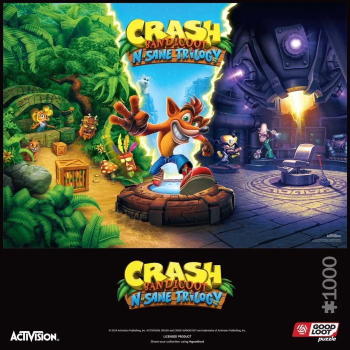 Пазл GoodLoot Crash Bandicoot N Sane Trilogy 1000 ел.