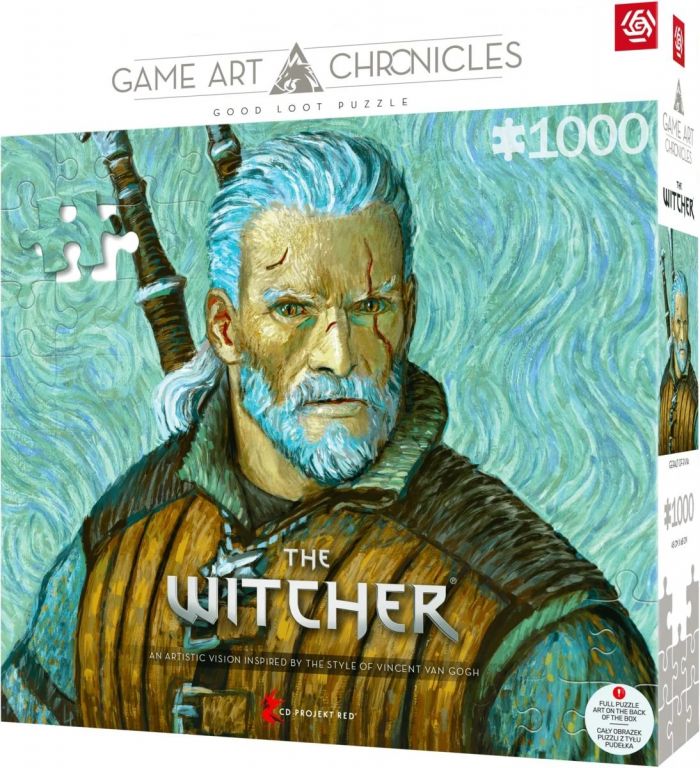 Пазл GoodLoot The Witcher Geralt of Rivia & Vincent van Gogh 1000 ел.