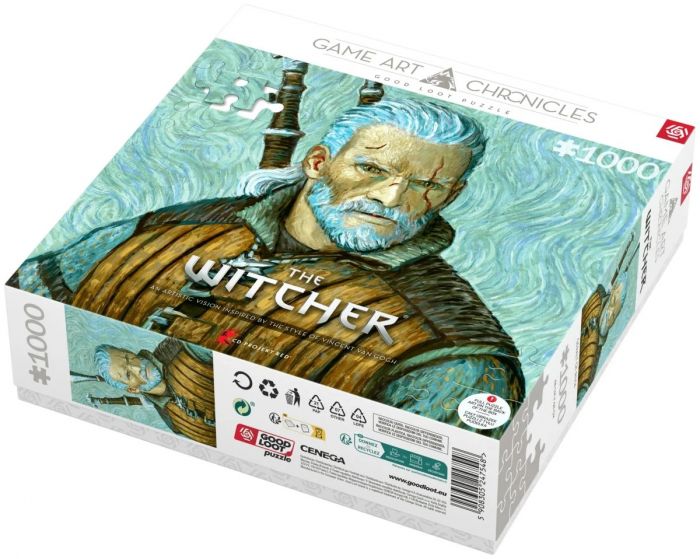 Пазл GoodLoot The Witcher Geralt of Rivia & Vincent van Gogh 1000 ел.