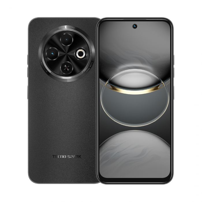 Смартфон TECNO Spark 30C (KL5n) 6.67" 6/128ГБ, 2SIM, 5000мА•год, Orbit Black