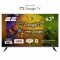 Телевізор 43" 2E LED FHD 60Hz Smart Google TV Black