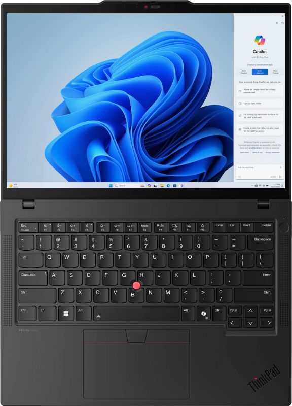 Ноутбук Lenovo ThinkPad T14-G5 14" WUXGA IPS AG, Intel U7-165H, 32GB, F1TB, UMA, Win11P, чорний