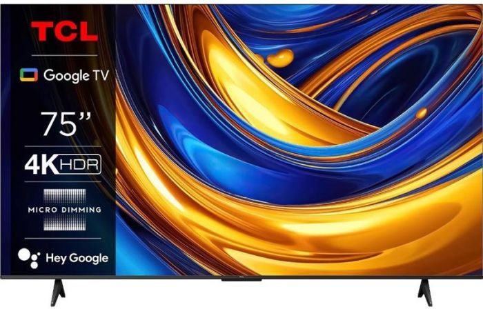 Телевізор 75" TCL LED 4K 60Hz Smart Google TV Titan