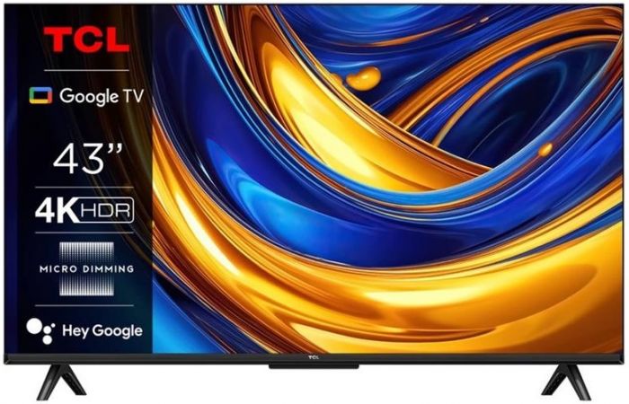 Телевізор 43" TCL LED 4K 60Hz Smart Google TV Titan