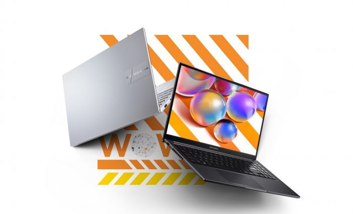 Ноутбук ASUS Vivobook 15 M1505YA-MA030 15.6" 2.8K OLED, AMD R7-7730U, 16GB, F1TB, UMA, noOS, Чорний