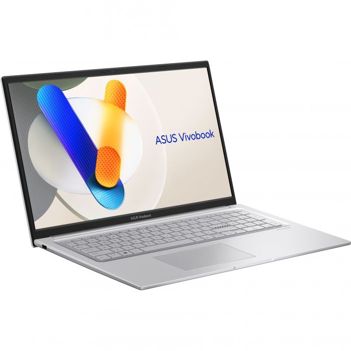 Ноутбук ASUS Vivobook 17 X1704VA-AU454 17.3" FHD IPS, Intel 3-100U, 16GB, F512GB, UMA, NoOS, Сріблястий