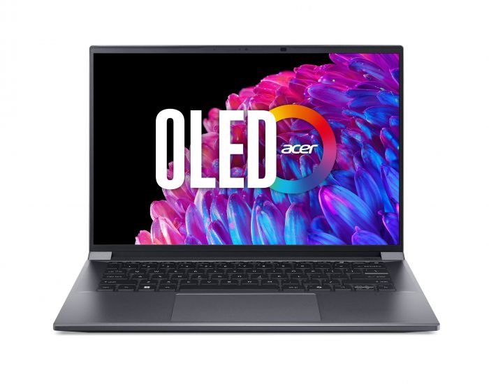 Ноутбук Acer Swift X SFX14-72G 14.5" 2.8K OLED, Intel U7-155H, 32GB, F1TB, NVD4060-8, Win11, сірий