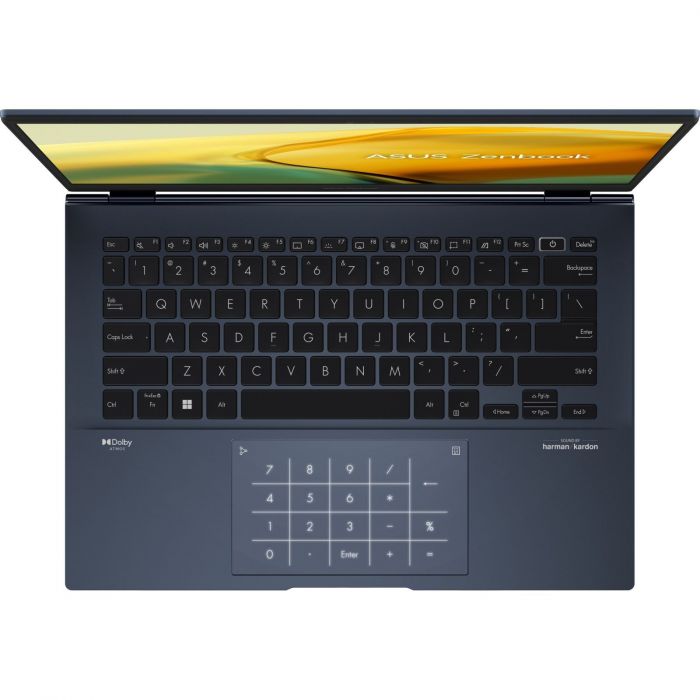 Ноутбук ASUS Zenbook 14 UX3402VA-KP782 14" WQXGA IPS, Intel i7-13700H, 16GB, F512GB, UMA, NoOS, Блакитний