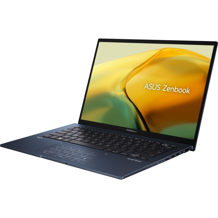 Ноутбук ASUS Zenbook 14 UX3402VA-KP782 14" WQXGA IPS, Intel i7-13700H, 16GB, F512GB, UMA, NoOS, Блакитний