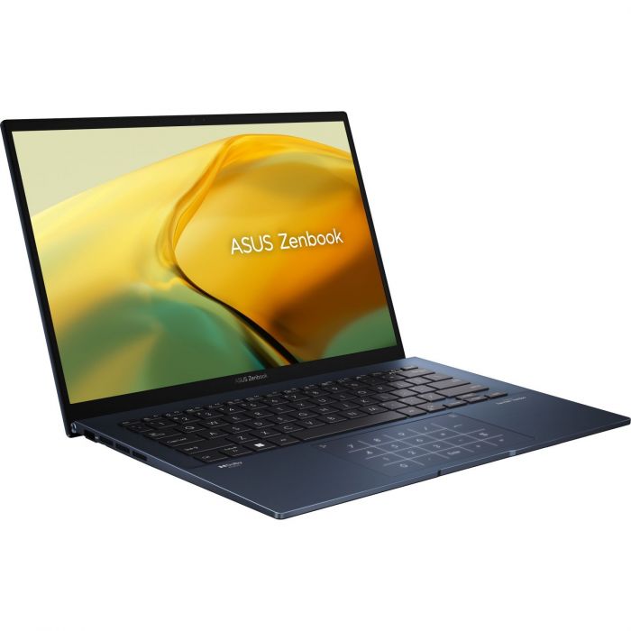 Ноутбук ASUS Zenbook 14 UX3402VA-KP782 14" WQXGA IPS, Intel i7-13700H, 16GB, F512GB, UMA, NoOS, Блакитний