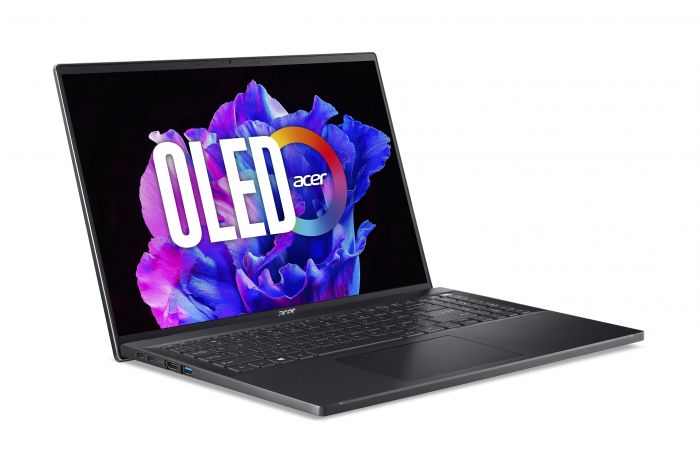 Ноутбук Acer Swift Go 16 SFG16-71 16" 3.2K OLED, Intel i7-13620H, 32GB, F1TB, UMA, Win11, чорний