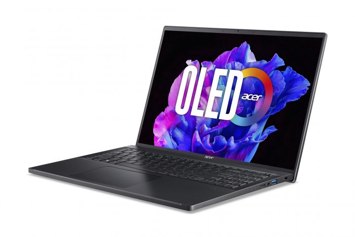 Ноутбук Acer Swift Go 16 SFG16-71 16" 3.2K OLED, Intel i5-13420H, 16GB, F512GB, UMA, Win11, чорний