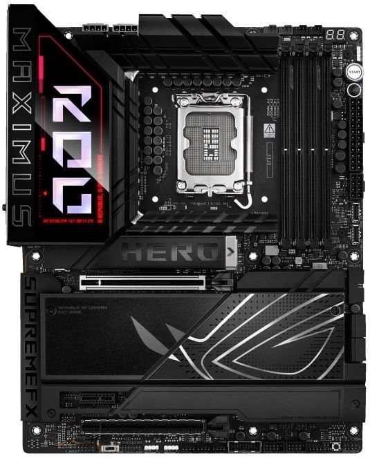 Материнcька плата ASUS ROG MAXIMUS Z890 HERO s1851 Z890 4xDDR5 M.2 Thunderbolt HDMI Wi-Fi BT ATX