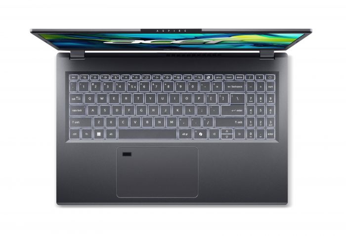 Ноутбук Acer Aspire 15 A15-51M 15.6" FHD IPS, Intel 7-150U, 16GB, F1TB, UMA, Lin, сірий