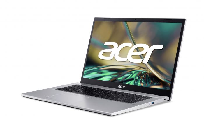 Ноутбук Acer Aspire 3 A317-54 17.3" FHD IPS, Intel i7-1255U, 16GB, F512GB, UMA, Lin, сріблястий