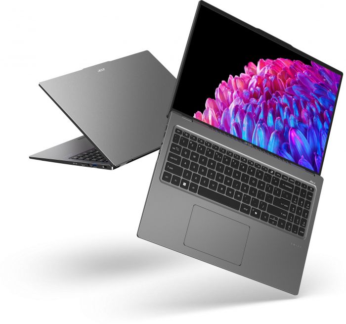 Ноутбук Acer Swift Go 16 SFG16-72 16" 3.2K OLED, Intel U7-155H, 32GB, F1TB, UMA, Lin, сірий