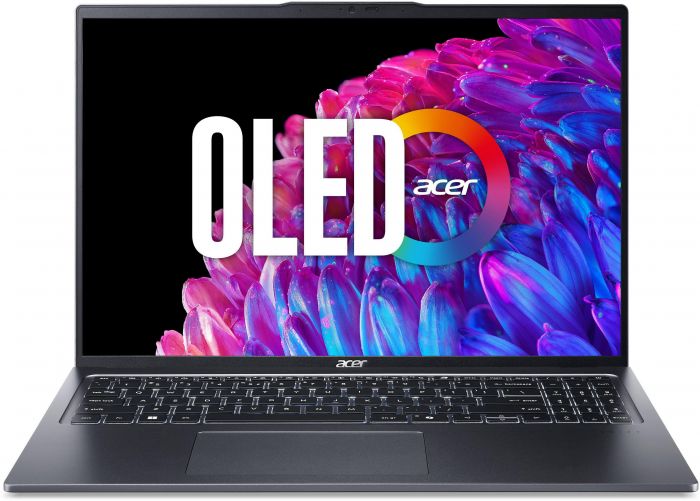 Ноутбук Acer Swift Go 16 SFG16-72 16" 3.2K OLED, Intel U7-155H, 32GB, F1TB, UMA, Lin, сірий