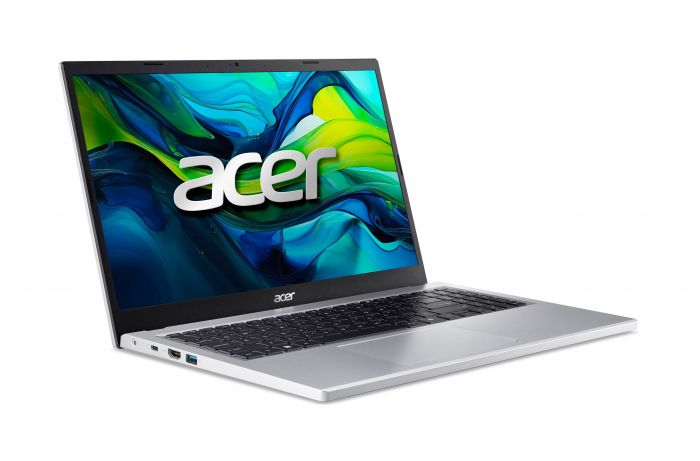 Ноутбук Acer Aspire Go AG15-31P 15.6" FHD IPS, Intel C N100, 8GB, F512GB, UMA, Lin, сріблястий